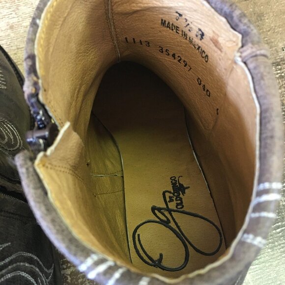 Old Gringo OG Brown Ankle Cowboy Boots Booties Womens 7.5 B - Picture 4 of 12